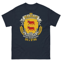 Thumbnail for T-shirt Béarnais marine - Les Basques rêvent secrètement d’être