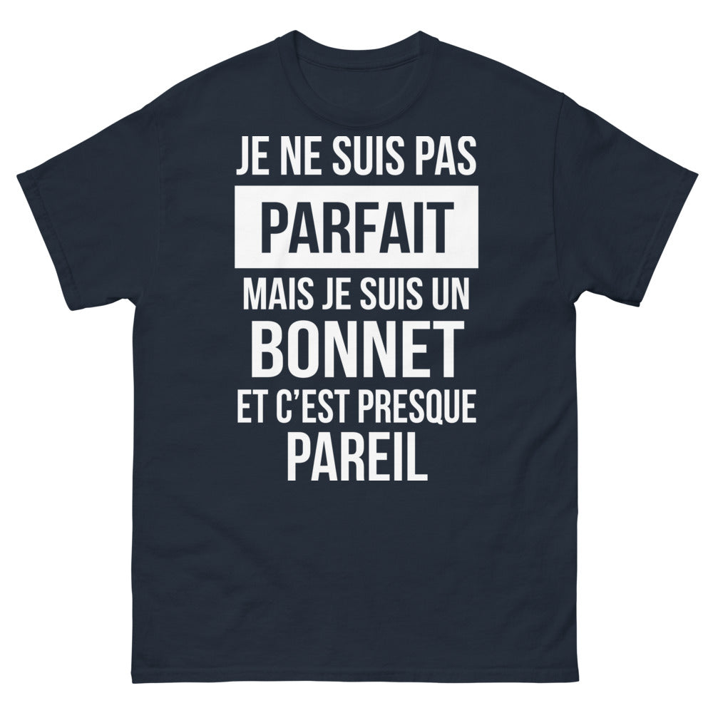 T-shirt Bretons marine - humour et bonnet fier