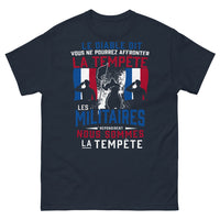 Thumbnail for T-shirt Militaire marine - Nous sommes la Tempête