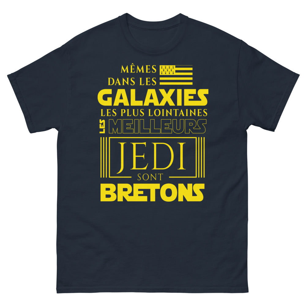 T-shirt Bretagne marine - Les meilleurs Jedi sont Bretons