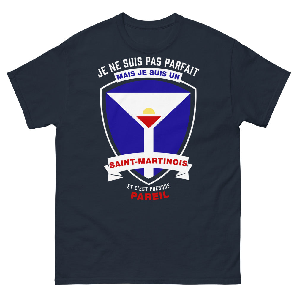 T-shirt Saint-Martinois marine - pas parfait mais presque pareil