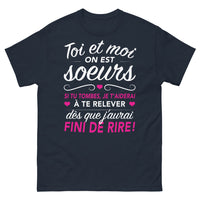 Thumbnail for T-shirt Sœurs marine - réplique drôle