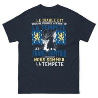 Thumbnail for T-shirt Franc-Comtois marine - Réponse à la tempête
