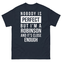 Thumbnail for T-shirt Robinson marine - Nobody is Perfect but I'm a Robinson