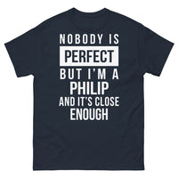 Thumbnail for T-shirt Philip marine - Nobody's Perfect