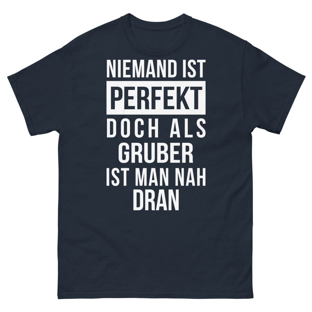 T-Shirt Gruber Familie Marineblau - Humor und Gruber-Stolz