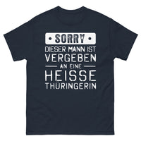 Thumbnail for T-Shirt Thüringen Marineblau - Entschuldigung, dieser Mann ist vergeben