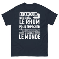 Thumbnail for T-shirt Réunion marine - Et le 8e jour, Dieu créa le rhum