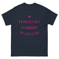 Thumbnail for T-shirt jeunes cuisinières et princesses marine - Certaines filles rêvent de princesses et cuisinières