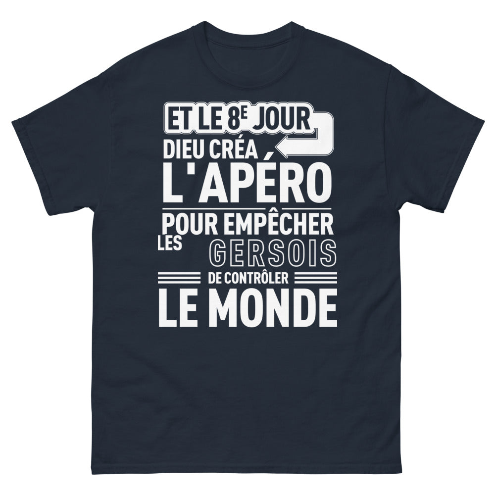 T-shirt Gersois marine - 8e jour apéro