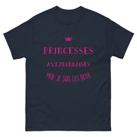 Thumbnail for T-shirt Aveyronnaise et Princesse - marine - princesse et aveyronnaise