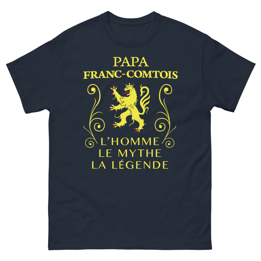 T-shirt Franc-Comtois marine - l’homme, le mythe, la légende