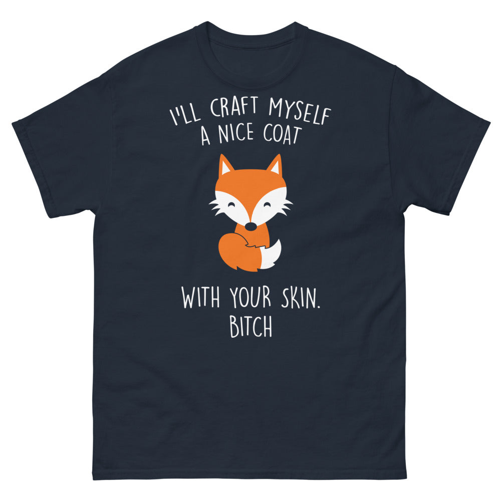 T-shirt humour noir noir dos - texte provocateur