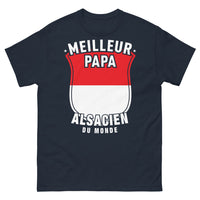 Thumbnail for T-shirt Alsacien marine - Meilleur Papa Alsacien du Monde