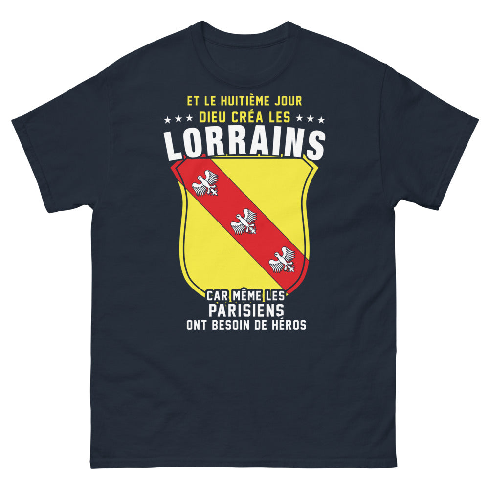 T-shirt Lorraine marine face - Héros du Huitième Jour