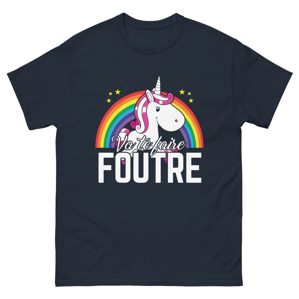 T-shirt Francophones audacieux marine - Va Te Faire Foutre