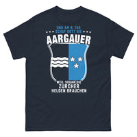 Thumbnail for T-shirt Aargauer marine - fierté locale et humour
