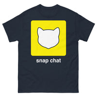 Thumbnail for T-shirt Snapchat marine - design dynamique