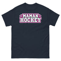 Thumbnail for T-shirt Maman Hockey marine - humour et fierté sur glace