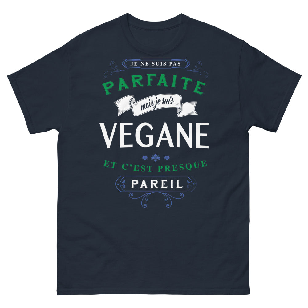 T-shirt végan marine - parfaite mais presque