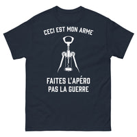 Thumbnail for T-shirt apéro paix marine - Faites l'Apéro Pas la Guerre