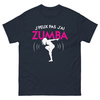 Thumbnail for T-shirt Zumba bleu marine - J'peux pas, j'ai Zumba