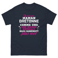 Thumbnail for T-shirt Bretagne noir dos - je suis une maman bretonne, carrément cool