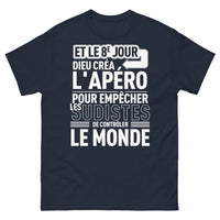 Thumbnail for t-shirt sudiste marine - et le 8e jour, dieu créa l'apéro