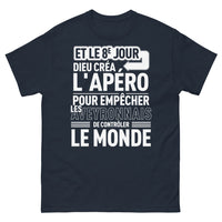 Thumbnail for T-shirt Aveyronnais marine - apéro et conquête du monde