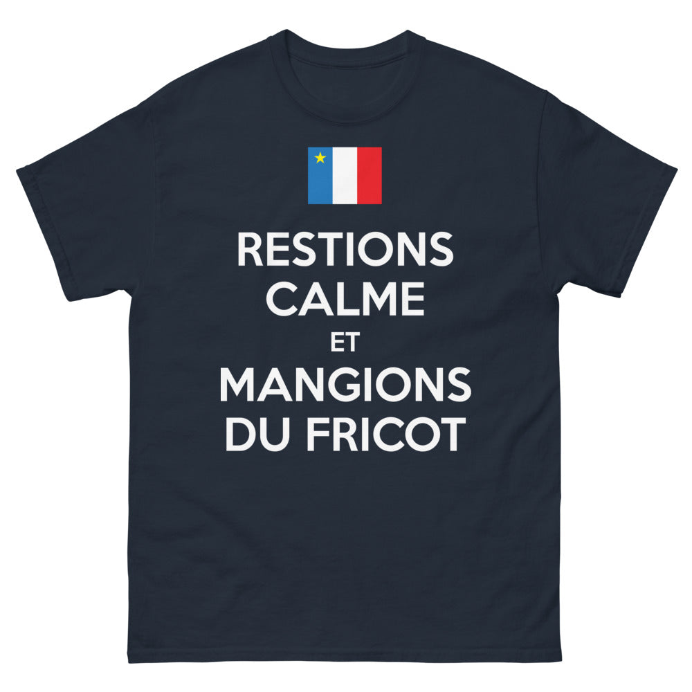 T-shirt Bretagne bleu marine - fricot breton humour