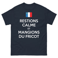 Thumbnail for T-shirt Bretagne bleu marine - fricot breton humour