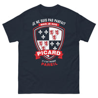 Thumbnail for T-shirt Picardie marine - Je suis Picard, presque parfait