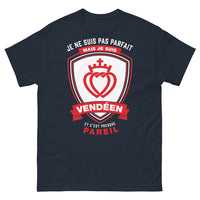 Thumbnail for T-shirt Vendéen marine - je ne suis pas parfait