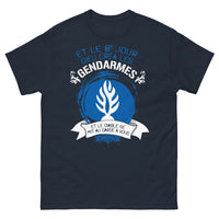 Thumbnail for T-shirt gendarme marine - clin d'œil quotidien