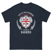 Thumbnail for T-shirt Sardi noir dos - design sombre