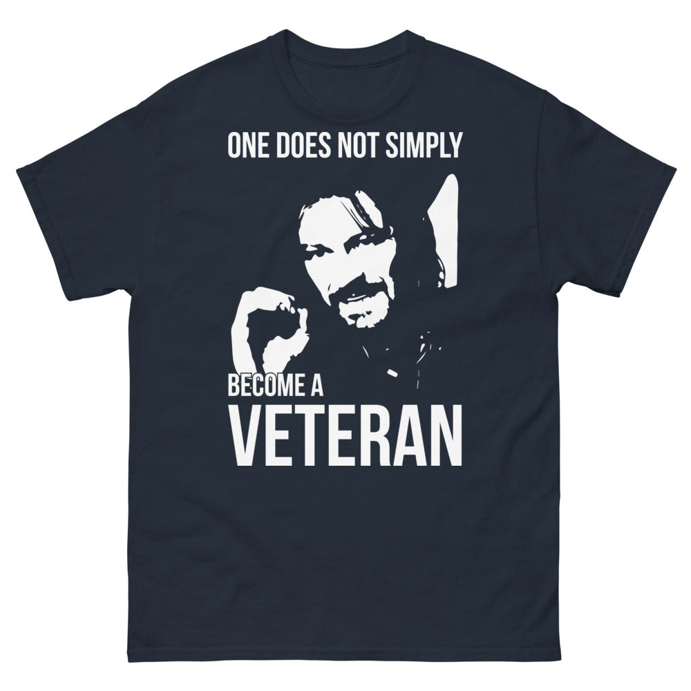 T-shirt vétéran marine - One Does Not Simply Become a Veteran