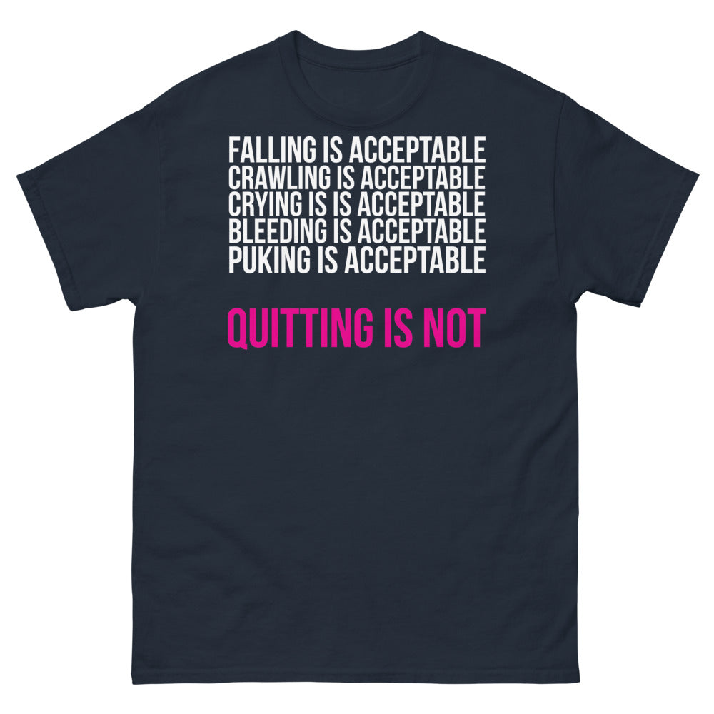 T-shirt Persévérance marine - Persévérance: clé du jour