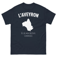Thumbnail for T-shirt L'Aveyron marine - Là où mon histoire commence