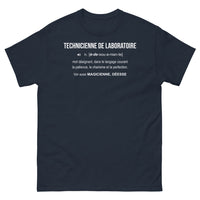 Thumbnail for T-shirt Technicienne de Laboratoire marine - patience et charisme au quotidien