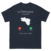 Thumbnail for T-shirt Bretagne marine - La Bretagne m'appelle