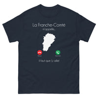 Thumbnail for T-shirt Franche-Comté noir dos - La Franche-Comté m'appelle
