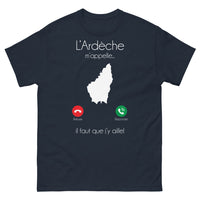 Thumbnail for T-shirt Ardèche marine - l'Ardèche m'appelle