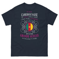 Thumbnail for T-shirt Camerounaise marine - force et humour