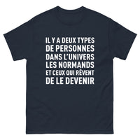 Thumbnail for T-shirt Normands marine - fierté universelle et humour normand