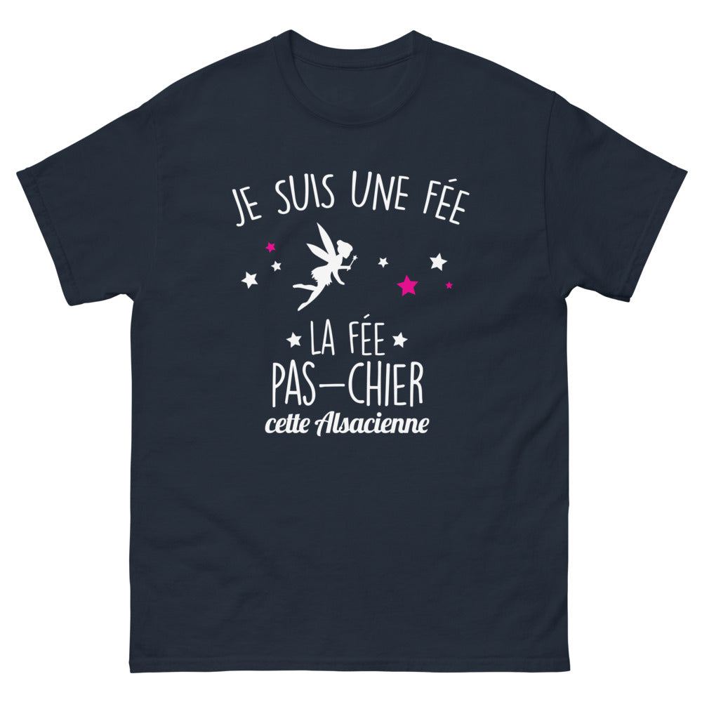 T-shirt Alsacienne marine - fée pas ch***