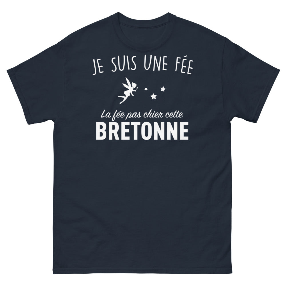 T-shirt Bretonne marine - fée pas chier