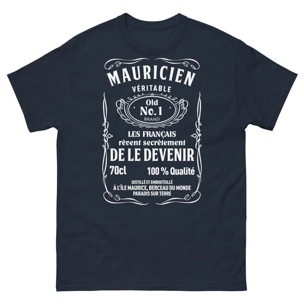 T-shirt Mauresque Authentique noir dos - Le rêve secret des Français