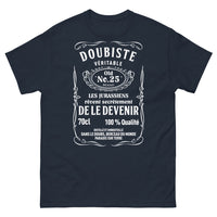 Thumbnail for T-shirt Doubs marine - Authentique Doubiste, Jurassiens rêvent secrètement