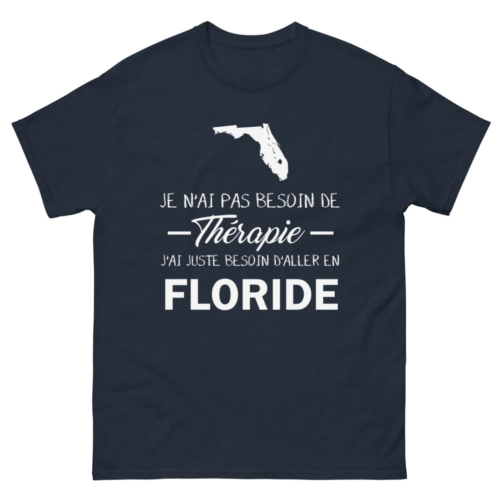 T-shirt Floride marine - Pas besoin de thérapie