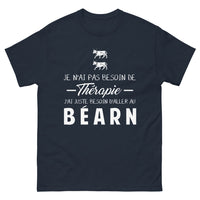 Thumbnail for T-shirt Béarn marine - Je n'ai pas besoin de thérapie